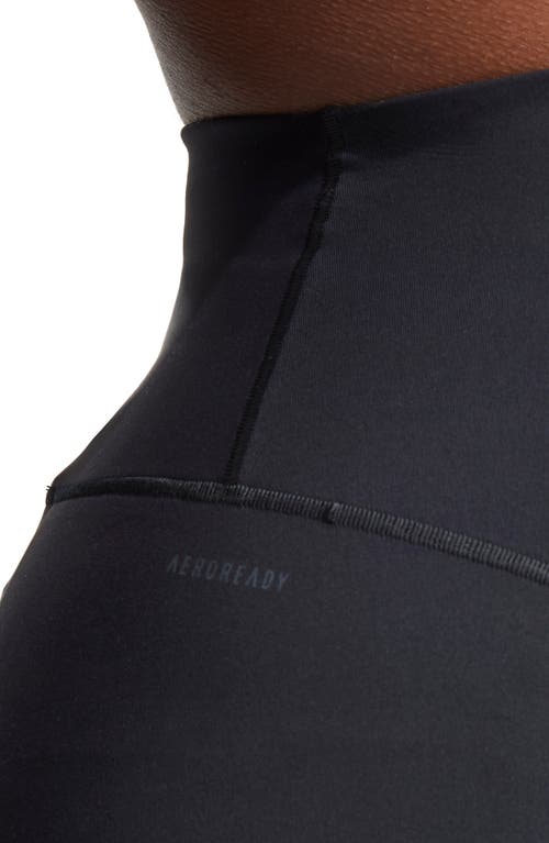 Shop Adidas Originals Adidas All Me Luxe 7/8 Leggings In Black