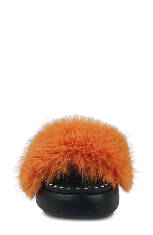 Zigi Fabbi Faux Fur Platform Sandal
