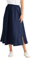 Brave+True Oakley Linen Blend Skirt