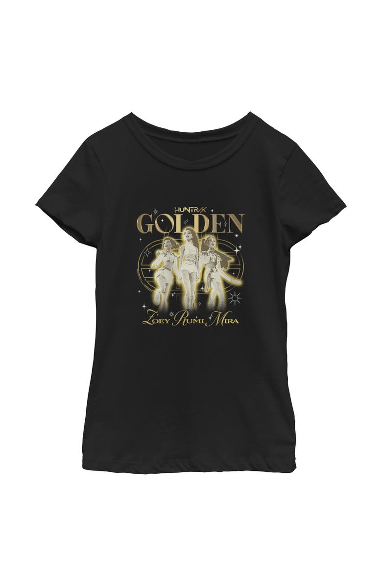 KPop Demon Hunters Girl's KPop Demon Hunters Huntrix The Golden Girls  Graphic T-Shirt, Main, color, Black