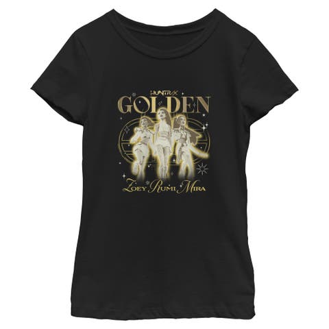 Girl's KPop Demon Hunters Huntrix The Golden Girls  Graphic T-Shirt