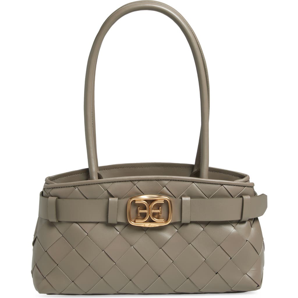 SAM EDELMAN SAM EDELMAN CLEO WOVEN LEATHER SATCHEL