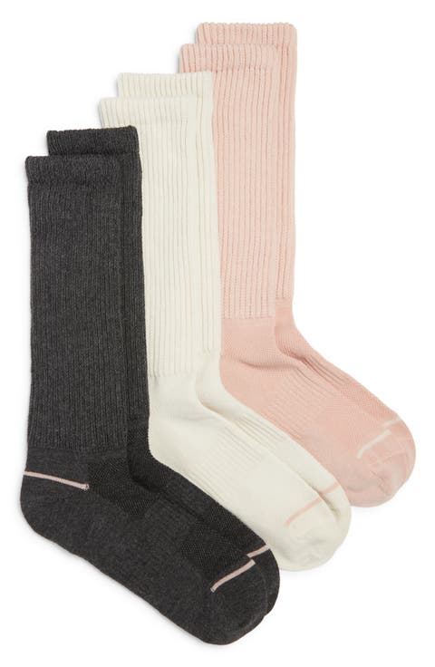 Athleisure Slouch Assorted 3-Pack Crew Socks