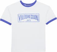 Vilebrequin Kids' Bicolor Logo Cotton T-Shirt