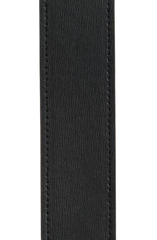 Totême Toteme Swirl Leather Belt In Black