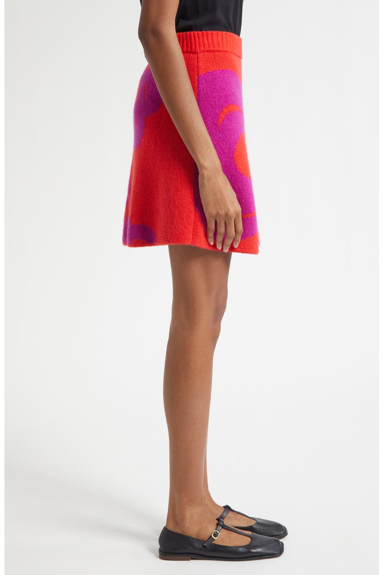 Lovea Tumma Sweater Knit Skirt, Alternate, color, RED/PURPLE