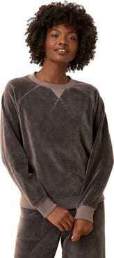 Pact Pure Velour Crew Sweatshirt