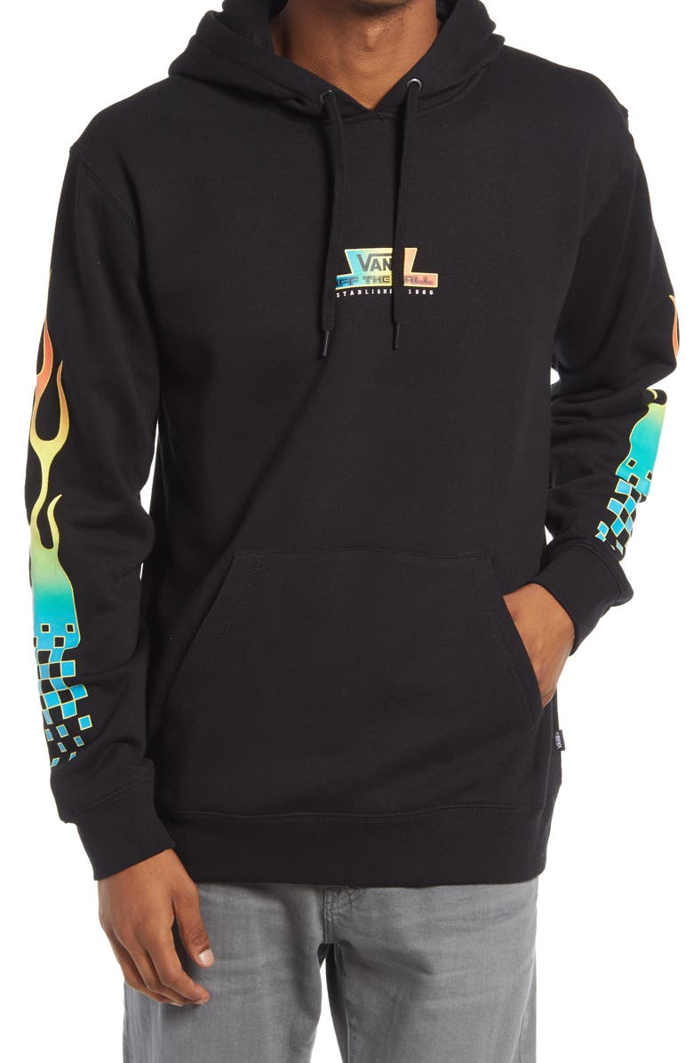 Vans Men's Glow Flame Hoodie, Main, color,