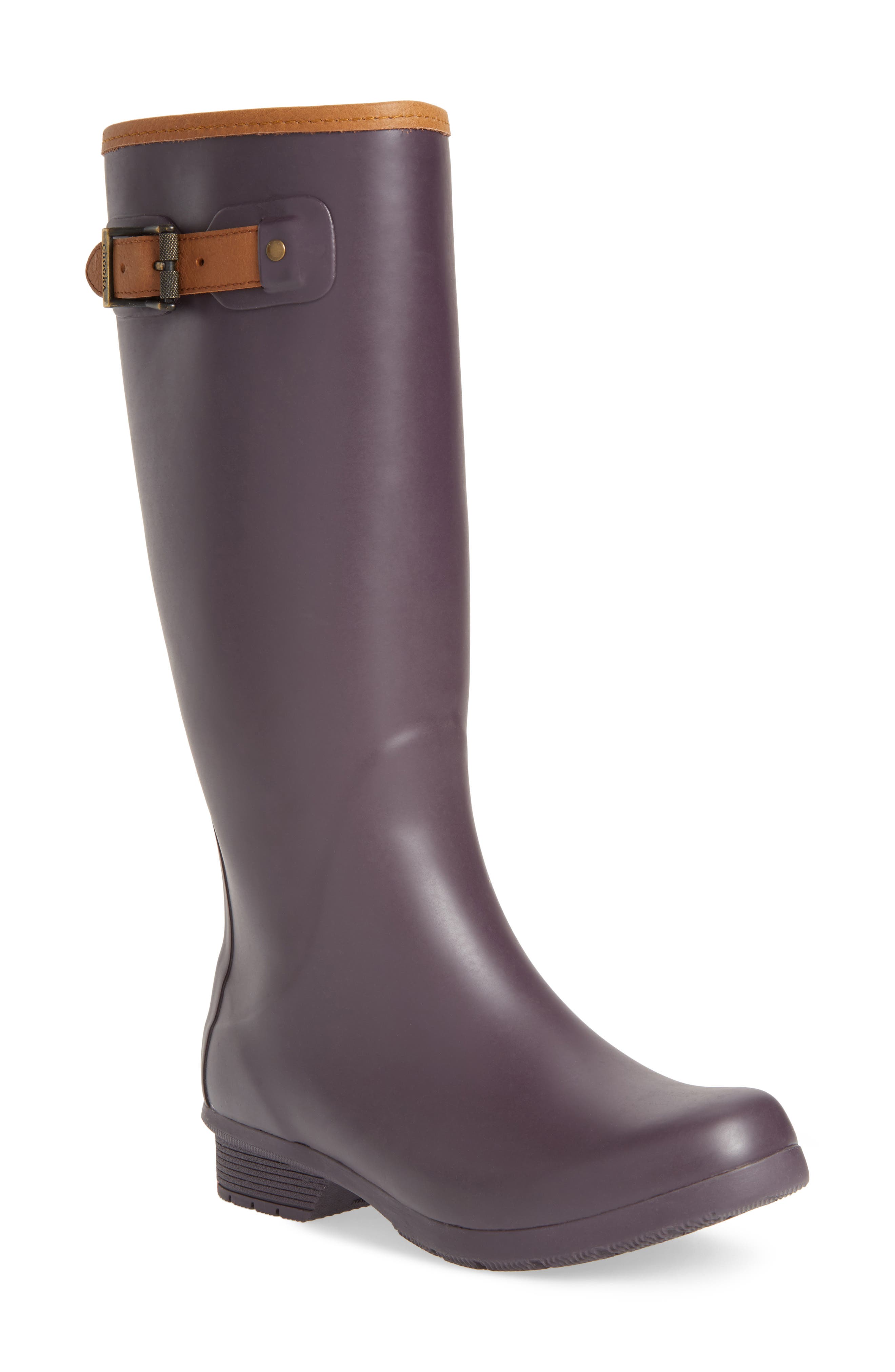 City Tall Rain Boot, Main, color, MULBERRY
