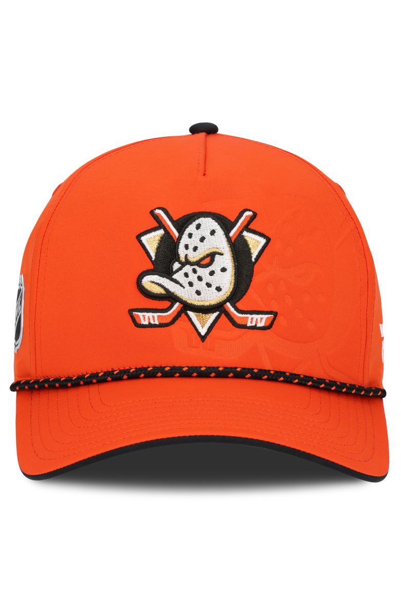 Men's Fanatics  Orange Anaheim Ducks On Stage Podium A-Frame Adjustable Hat, Alternate, color, Orange