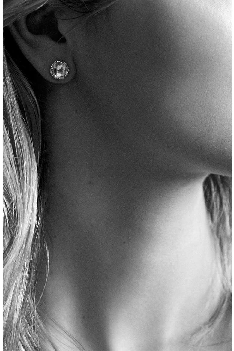 Châtelaine Earrings, Alternate, color, BLACK ONYX