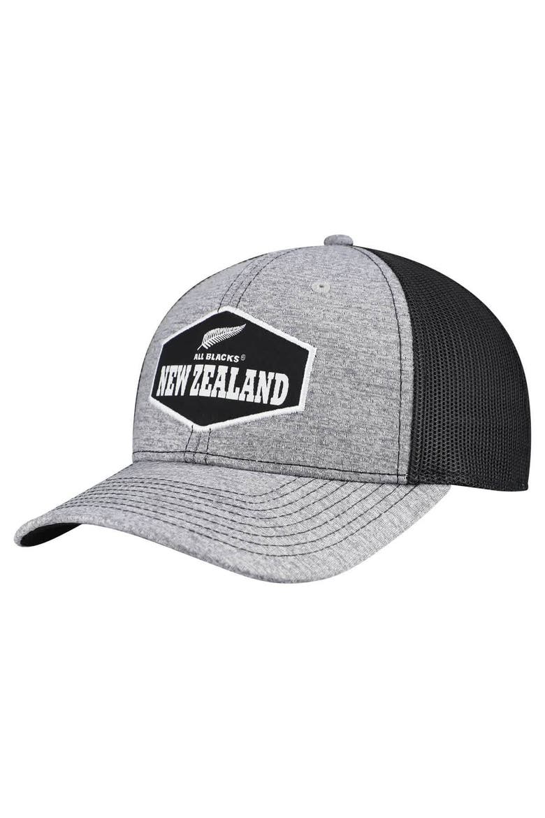 Men's '47 Gray All Blacks Generic Mass Rodeo Patch Trucker Adjustable Hat, Main, color, Gray