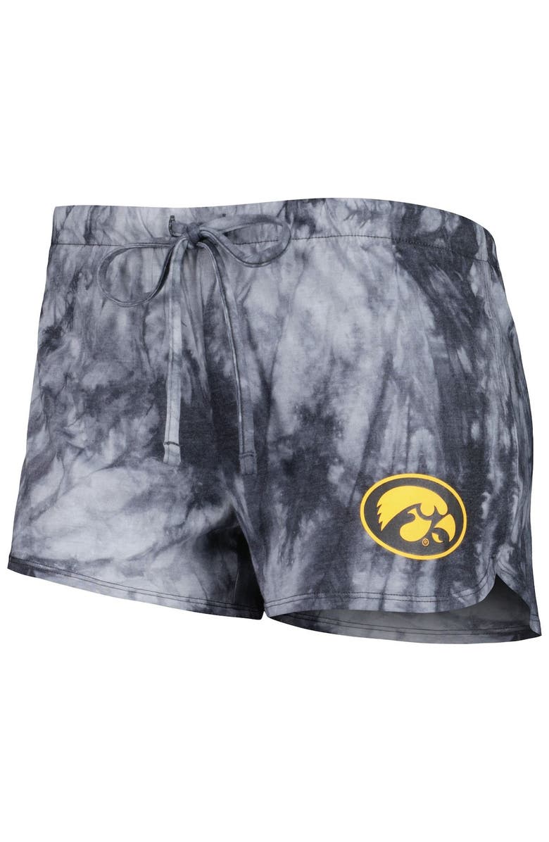 CONCEPTS SPORT Women's Concepts Sport Charcoal Iowa Hawkeyes Billboard Tie-Dye Tank and Shorts Sleep Set, Alternate, color, 