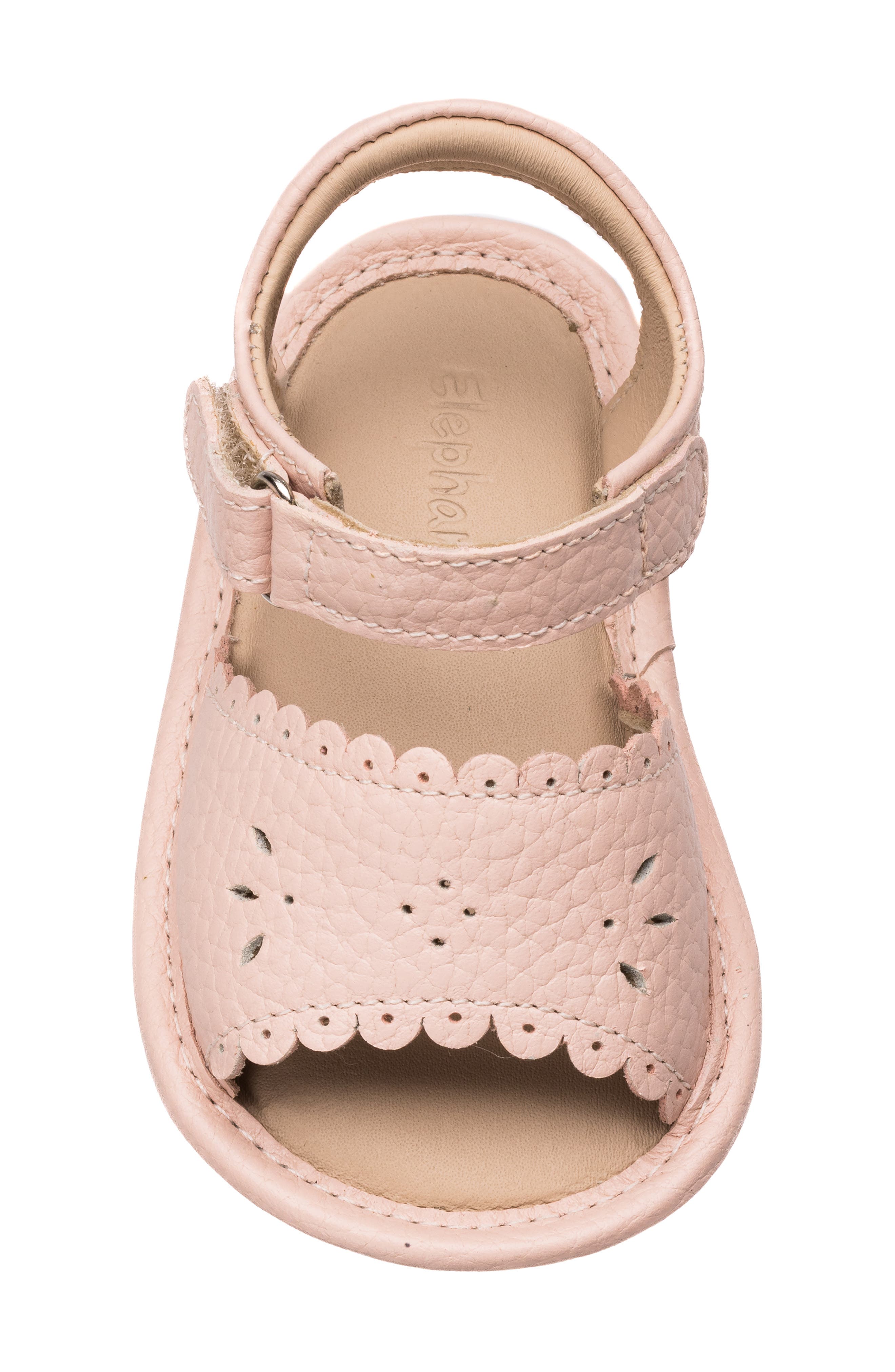 Elephantito Flower Crib Shoe Sandal, Alternate, color, Pink