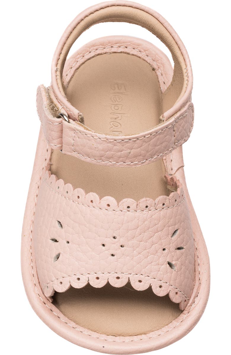 Elephantito Flower Crib Shoe Sandal, Alternate, color, Pink