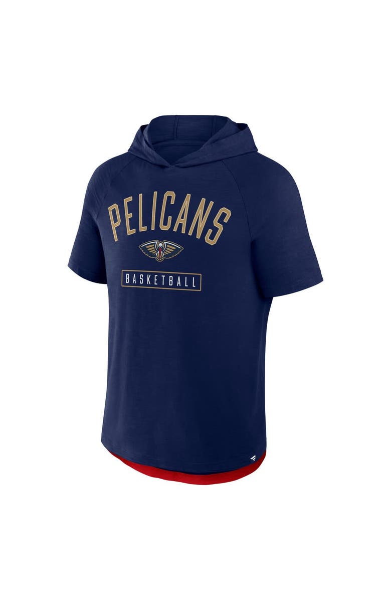 FANATICS Men's Fanatics Navy New Orleans Pelicans Pass Legend Raglan Hoodie T-Shirt, Alternate, color, Navy