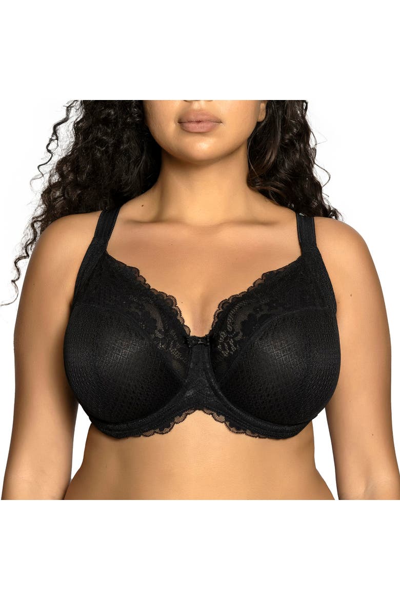 Amalie Lace Unlined Bra, Alternate, color, Warm Sand