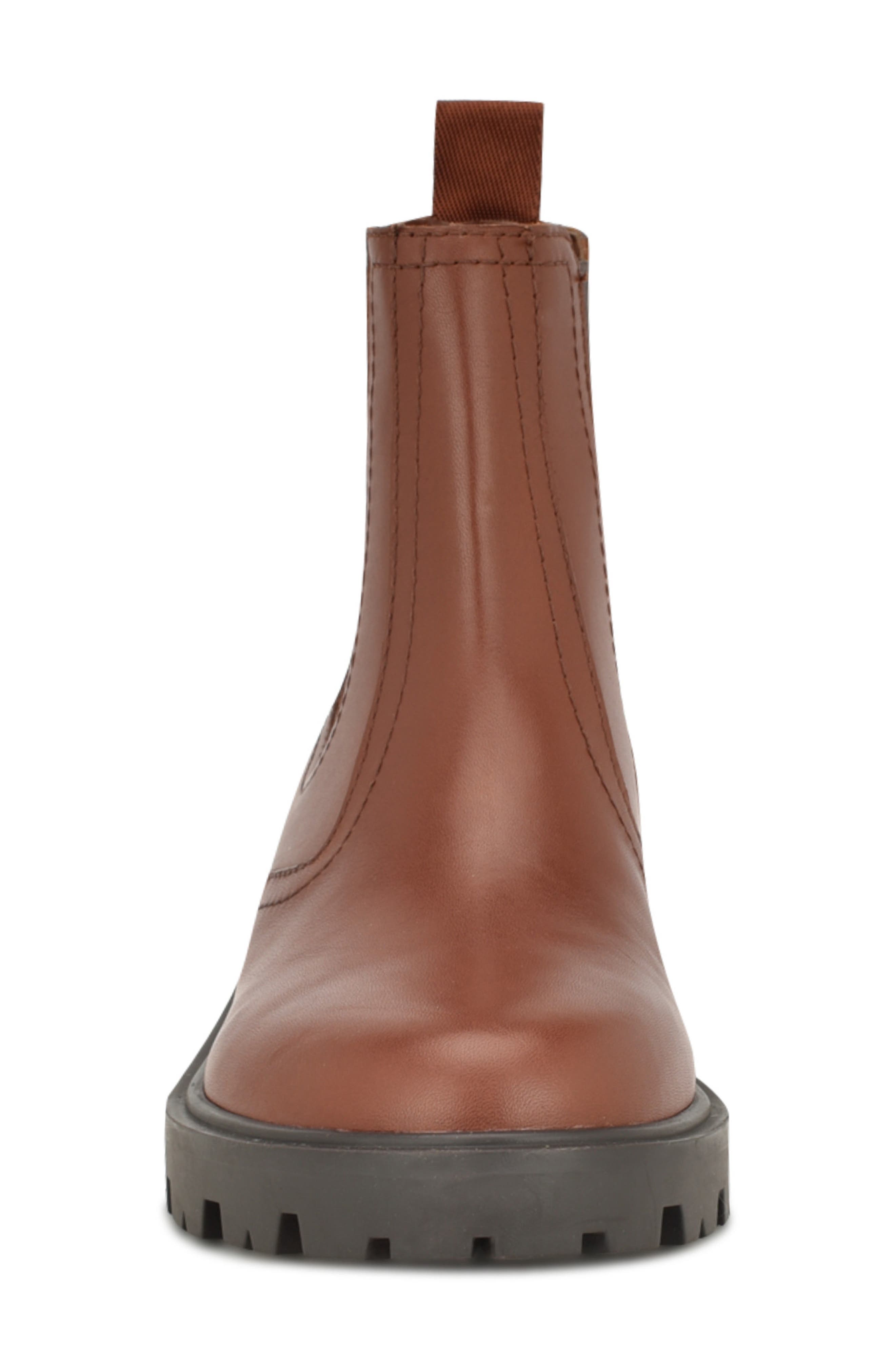 Nine West Yeeps Chelsea Boot, Alternate, color, Brown Leather