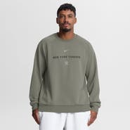 Nike Men's Nike Olive New York Yankees Statement Primary Raglan Dri-FIT Sweatshirt