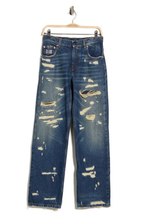 Rip & Repair Straight Leg Jeans