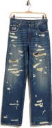 Marc Jacobs Rip & Repair Straight Leg Jeans