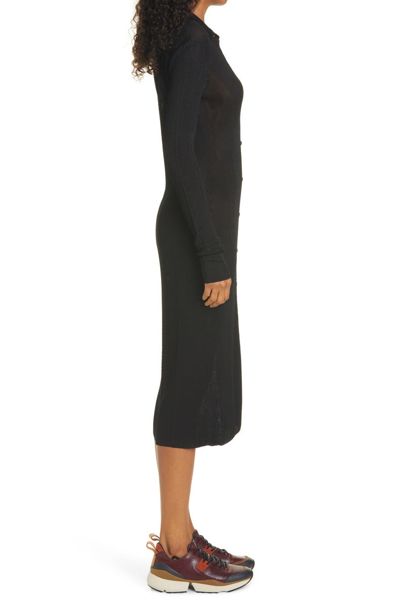 rag & bone Pacey Long Sleeve Midi Dress, Alternate, color,