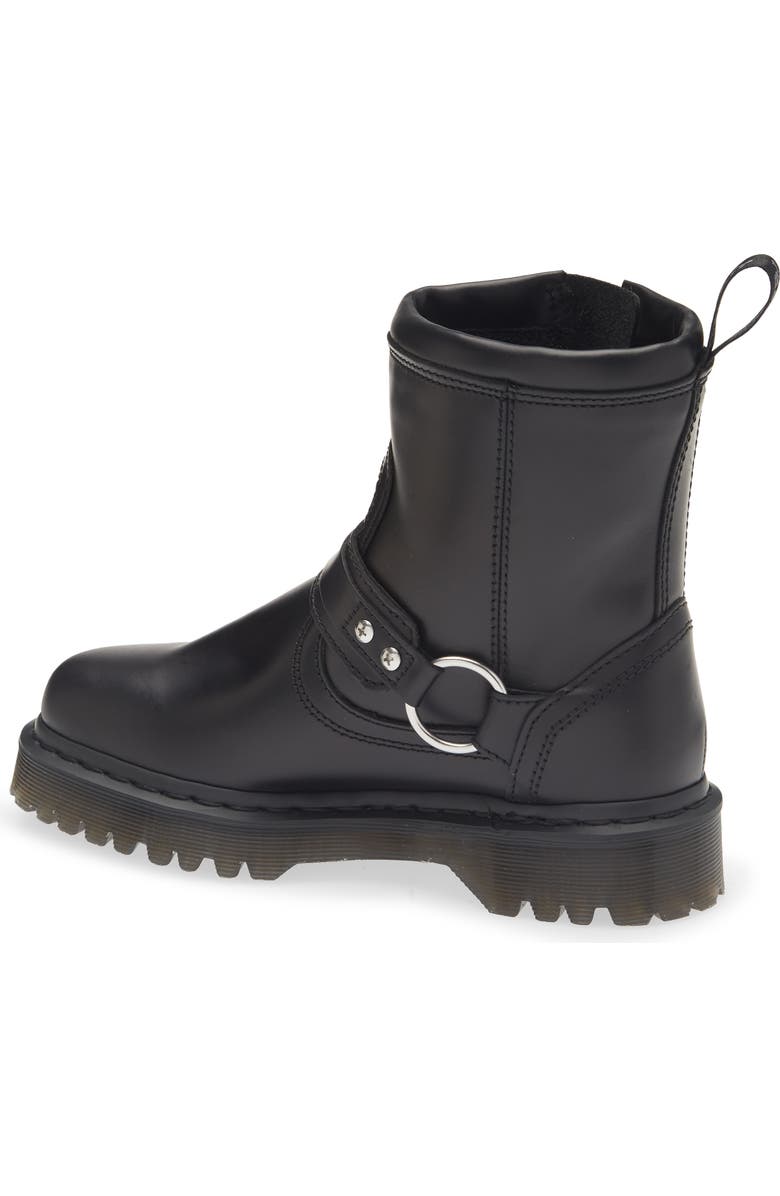 Dr. Martens Anistone Harness Boot, Alternate, color, Black / Black
