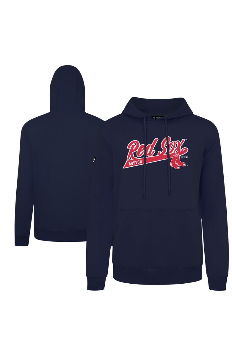 LEVELWEAR Men's Levelwear  Navy Boston Red Sox Podium Fleece Pullover Hoodie, Main, color, Navy