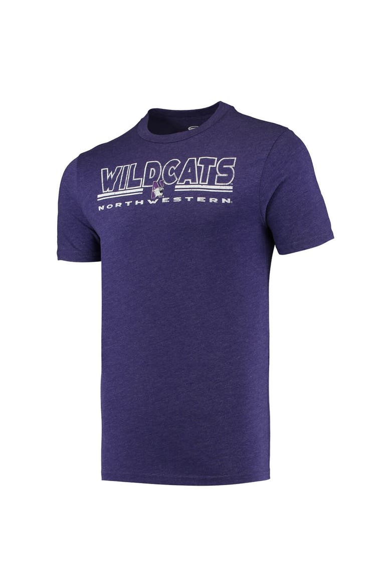 Men's Concepts Sport Heathered Charcoal/Purple Northwestern Wildcats Meter T-Shirt & Pants Sleep Set, Alternate, color, Heather Charcoal