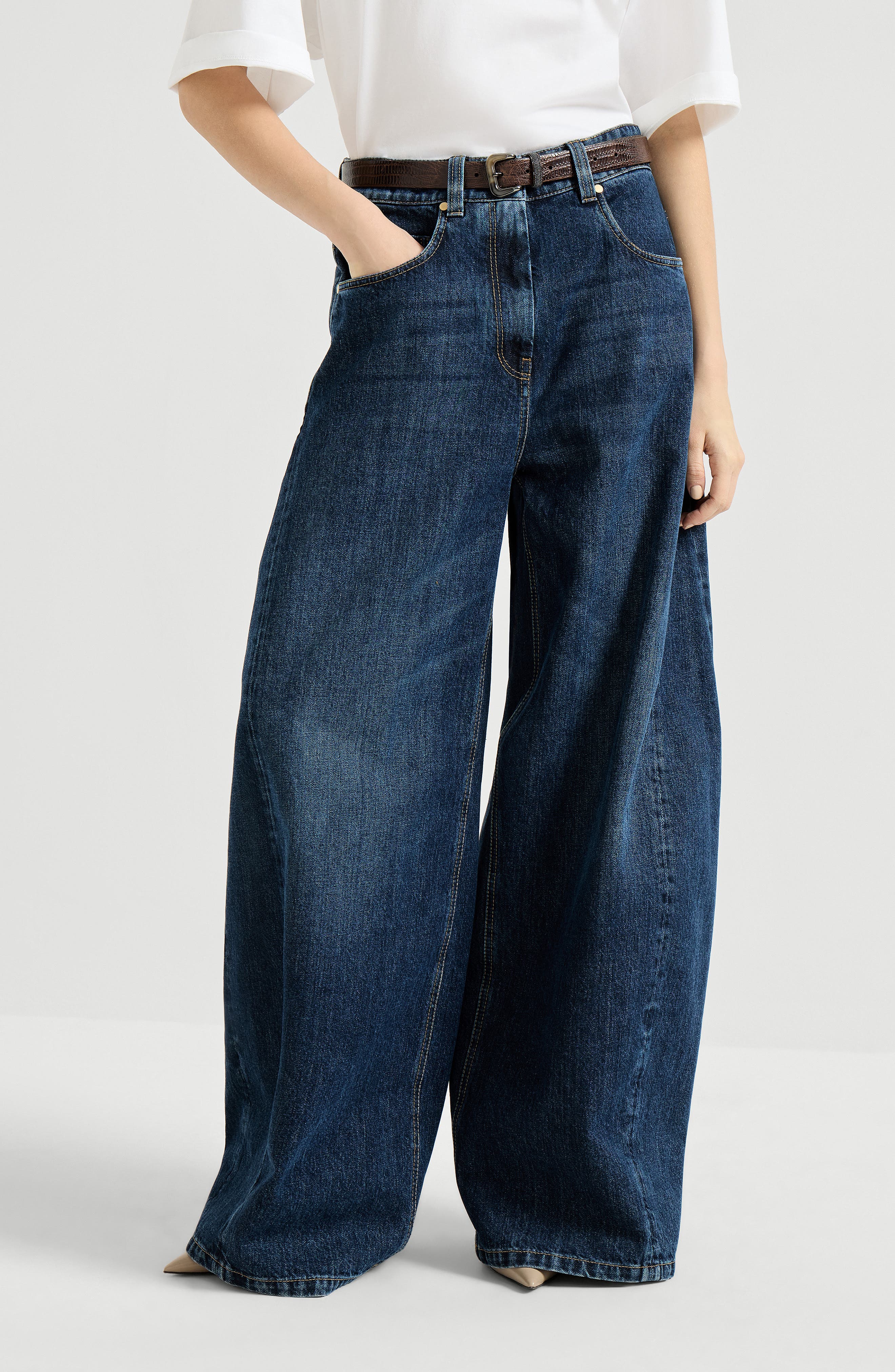 Authentic denim trousers - image 3