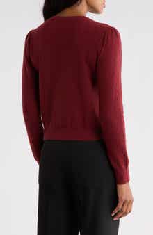 The Pointelle Wool & Cashmere Cardigan