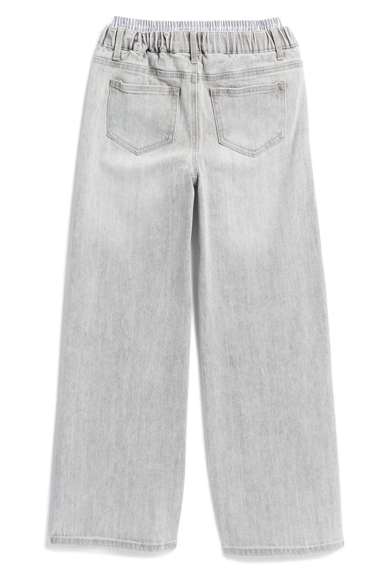 Kids' Boxer Wide Leg Jeans, Alternate, color, GREY WASH