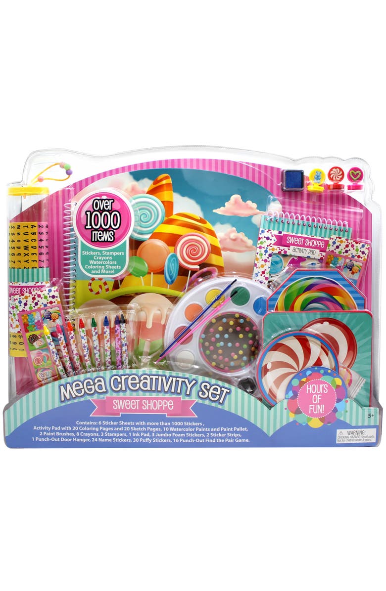 Inkology Mega Creativity Set, Sweet Shoppe Candy Themed Activities, Kids 5+, Main, color, Multicolored