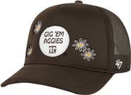 '47 Women's '47 Brown Texas A&M Aggies Tamu Radical Hitch Trucker Adjustable Hat