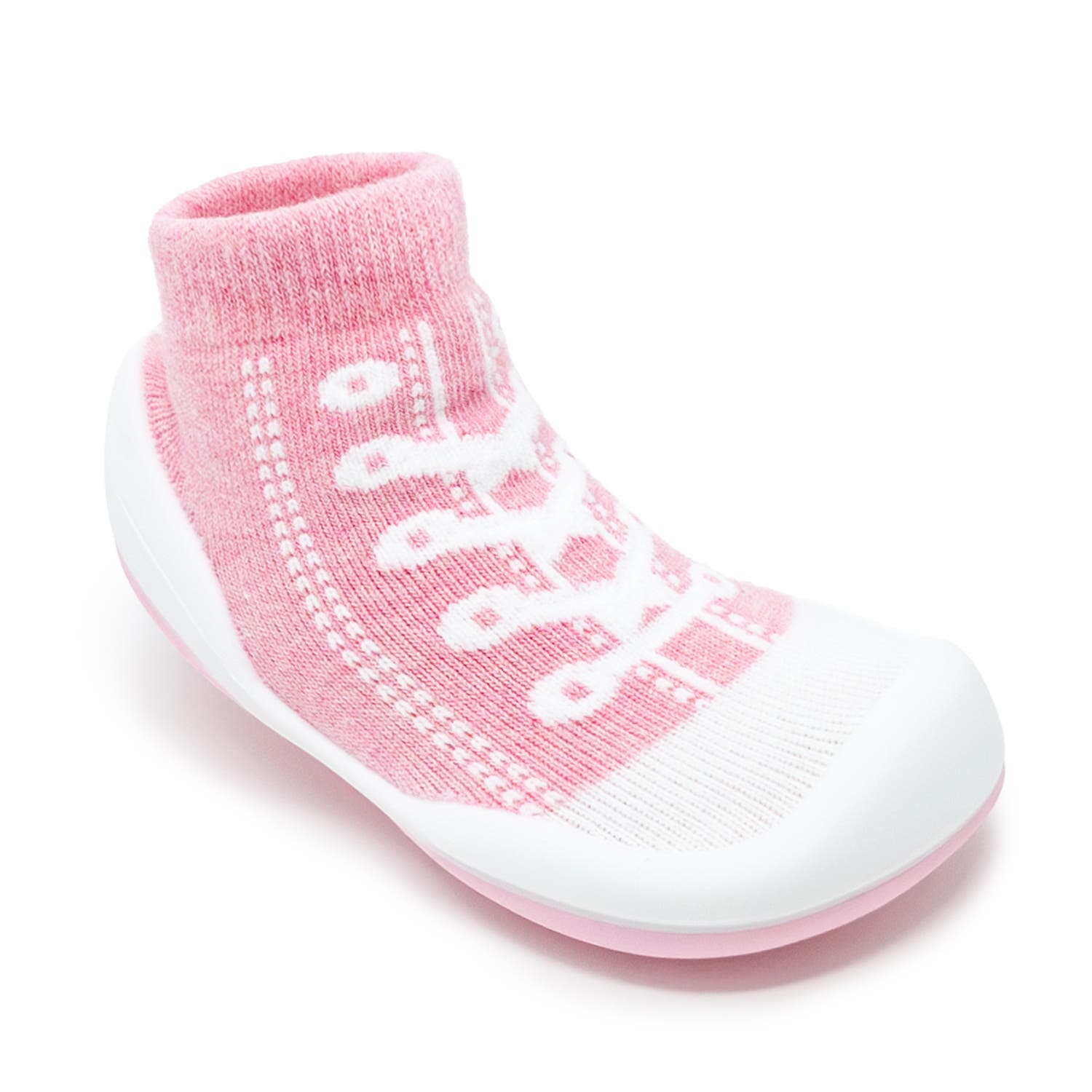 Toddler Boy Sock Shoes, Alternate, color, Pink