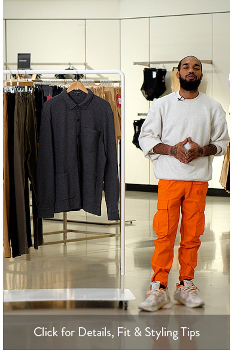Lockhead Cotton Blend Knit Overshirt video