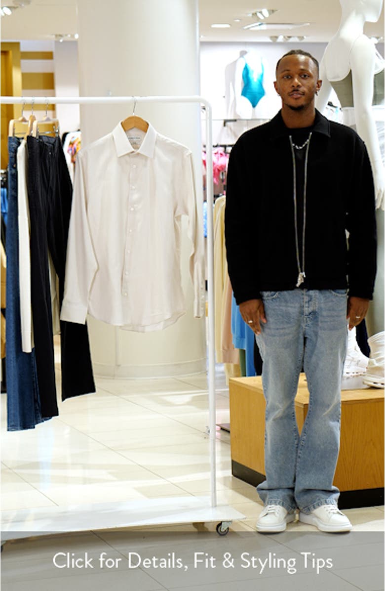 Premium Non-Iron Trim Fit Dress Shirt, sales video thumbnail