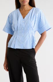 Rebecca Taylor Priya Cotton Poplin Top