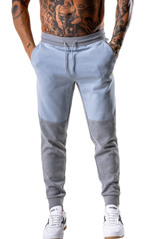 Maceoo Colorblock Joggers In Gray