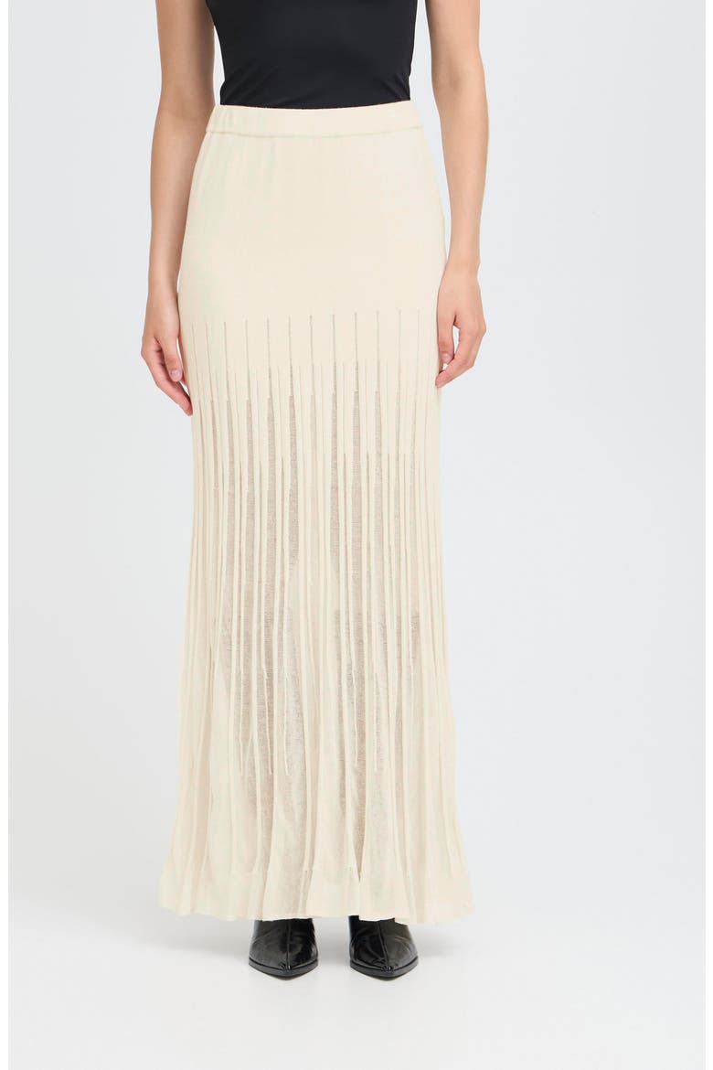 Ihboston SK2 Knit Maxi Skirt, Main, color, BIRCH