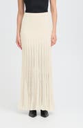 ICHI Ihboston SK2 Knit Maxi Skirt