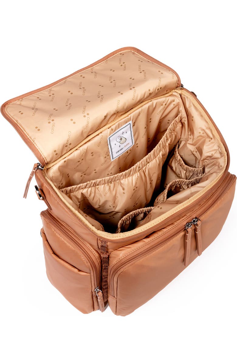 Caraa Large Baby Bag Diaper Bag, Alternate, color, Mocha Mousse - Brown Beige