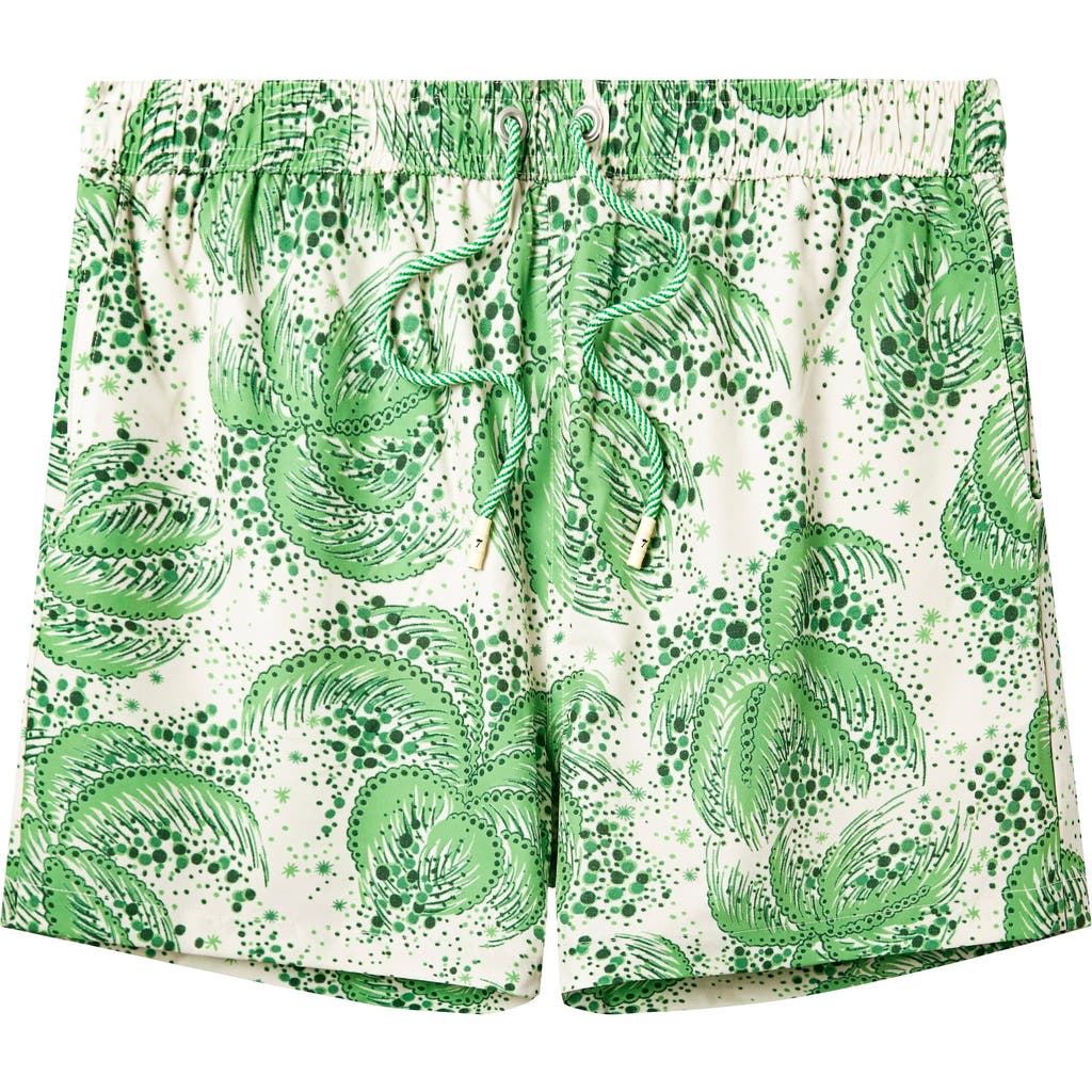 TOMBOLO TOMBOLO PALM FRONDS SWIM TRUNKS