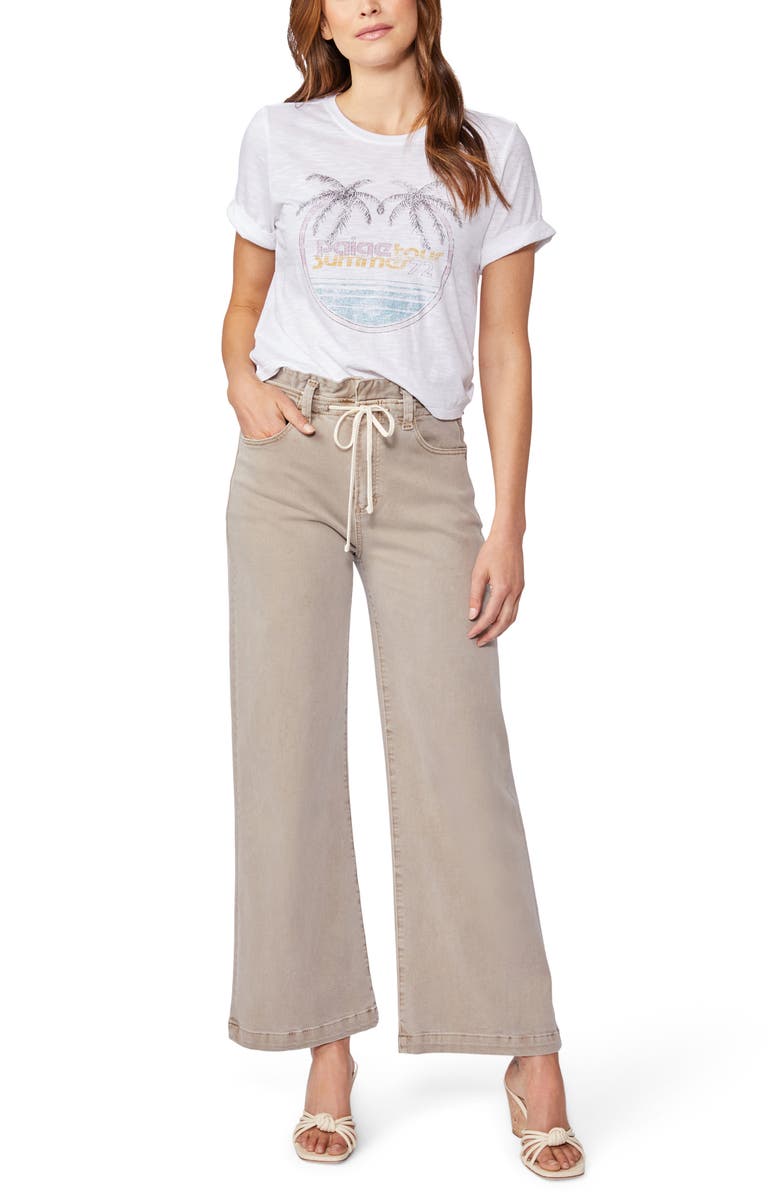 PAIGE Carly Tie Waist Wide Leg Pants, Alternate, color,