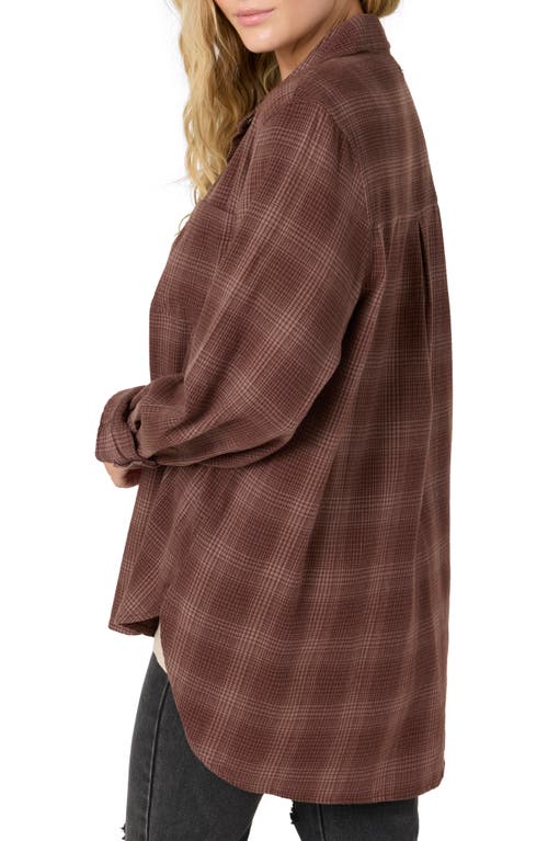 O'neill Travys Plaid Shirt In Brown