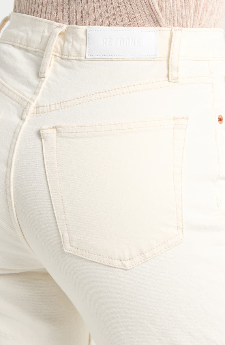 Re/Done 70s Bootcut Jeans, Alternate, color, Cream