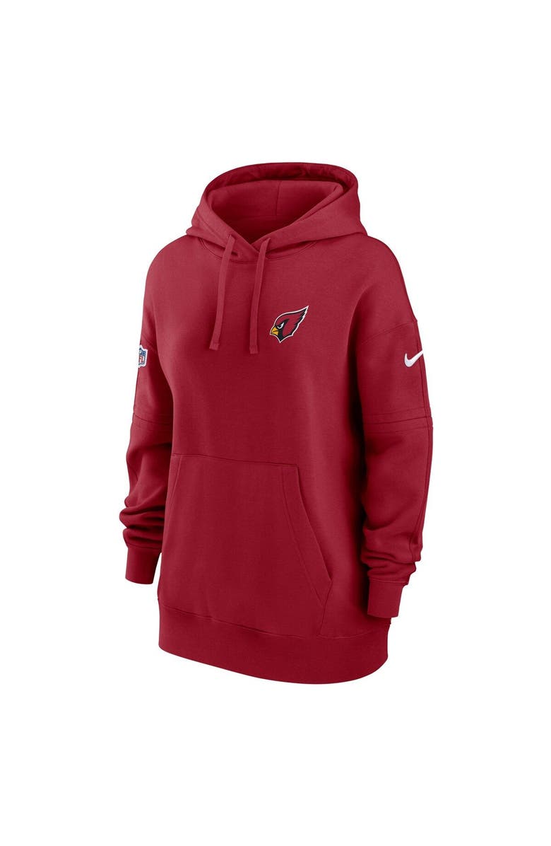 Nike Women's Nike Cardinal Arizona Cardinals 2023 Sideline Club Fleece Pullover Hoodie, Alternate, color, Cardinal