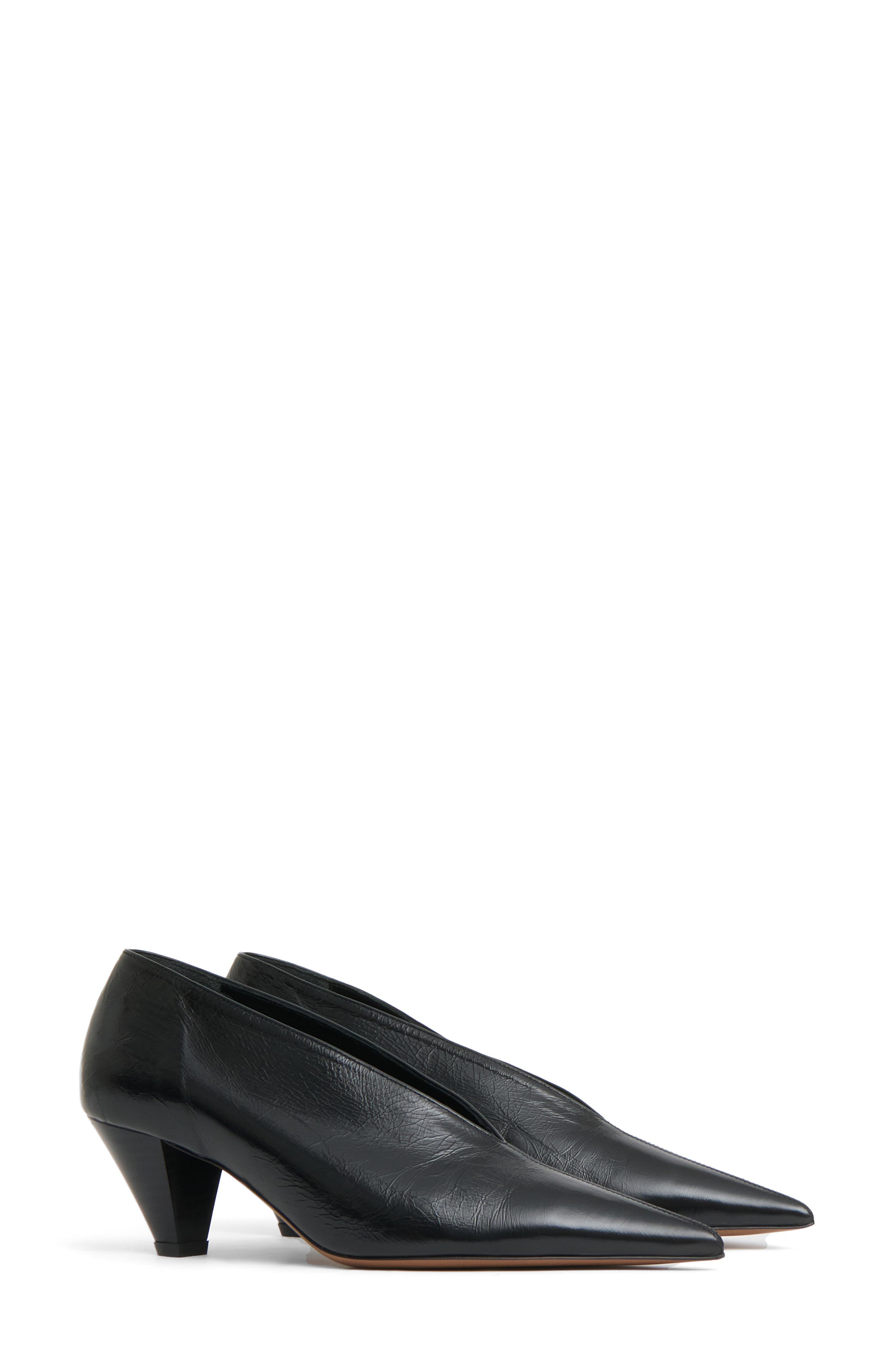 Mansur Gavriel Kiki Pointed Toe Pump, Main, color, Black