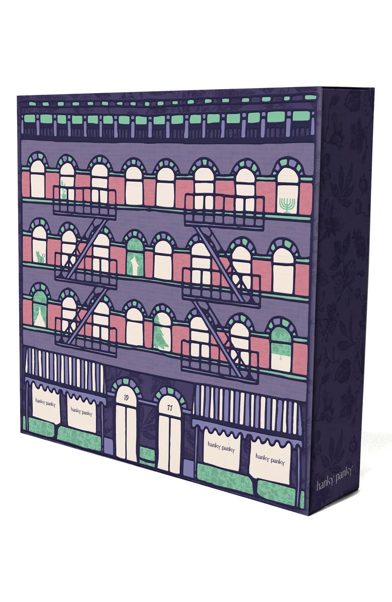 Hanky Panky Holiday Advent Calendar Assorted 25-Pack Low Rise Thongs, Alternate, color, Holiday 2025 Fashion