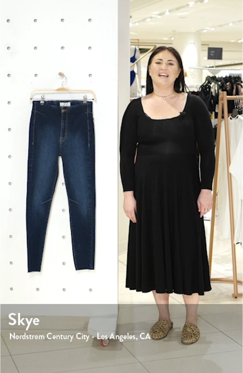 Miles Away High Waist Crop Skinny Jeans, sales video thumbnail